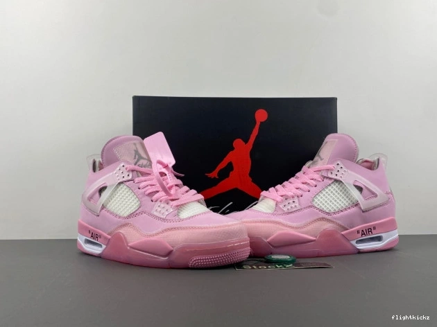 PINK X OFF-WHITE 4 JORDAN 0713